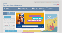 Desktop Screenshot of clermont-aeroport.com